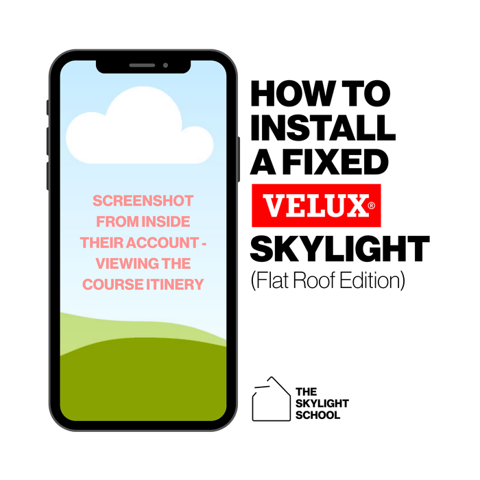TEST 1 - How to install a fixed skylight on your flat roof