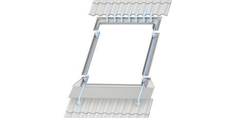 Custom Base Flashing for Pitched Roof VELUX C06 (550 x 1180)