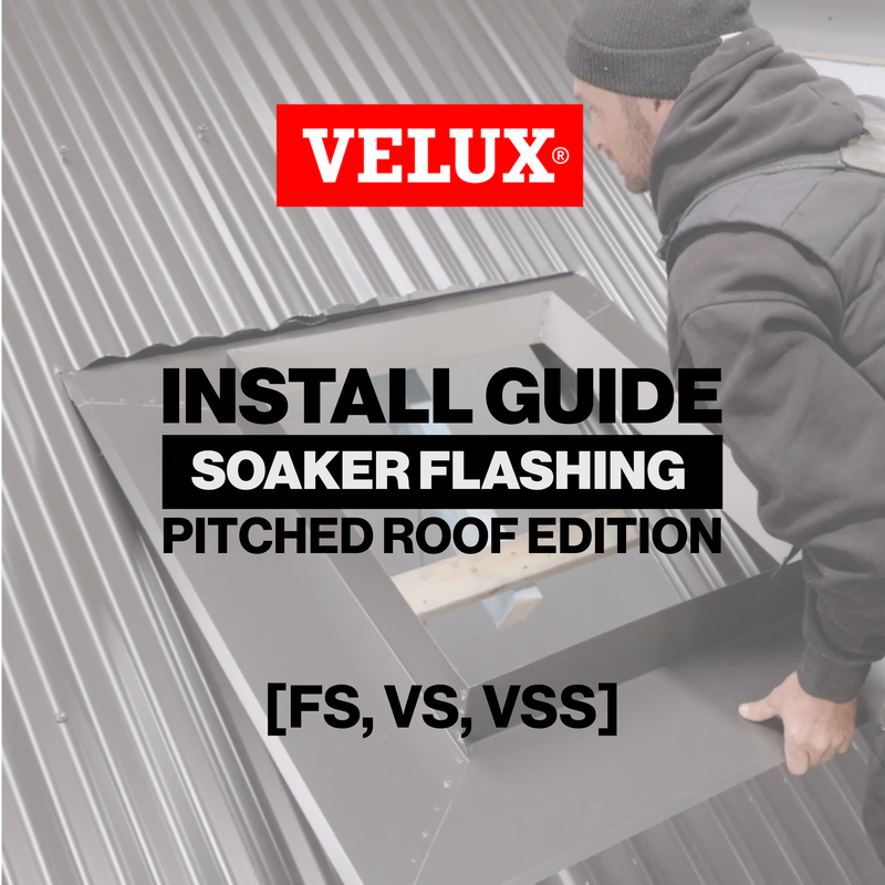 Install Guide - Soaker Flashing on pitched roof (FS, VS, VSS)