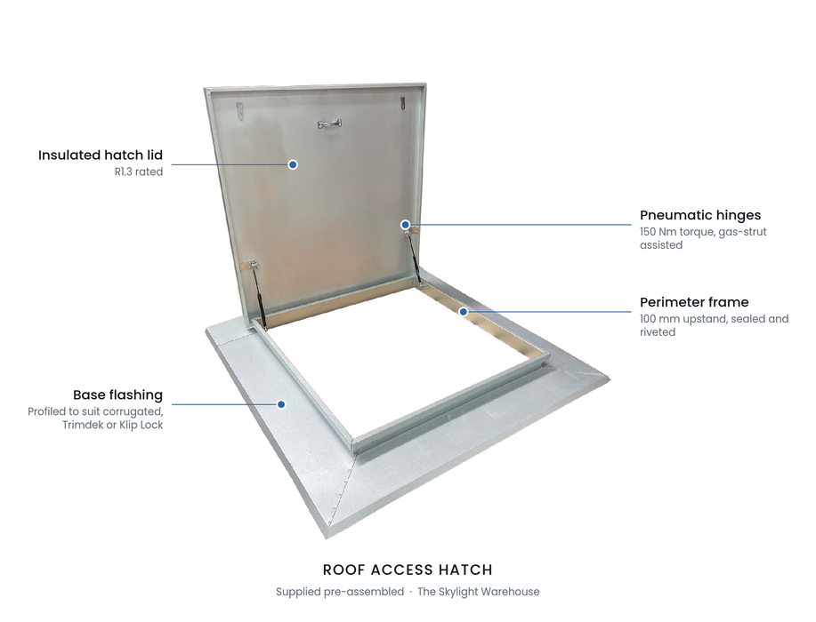 Insulated Colorbond Roof Hatch