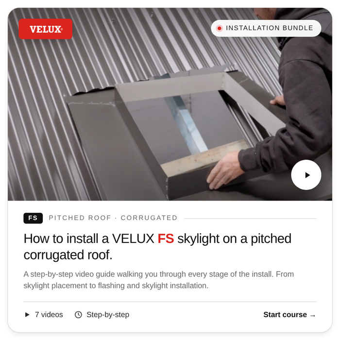 Installation Bundle: VELUX FS Pitched Roof