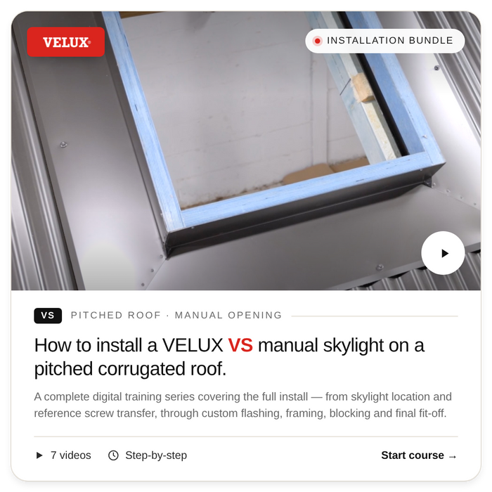Installation Bundle: VELUX VS Pitched Roof